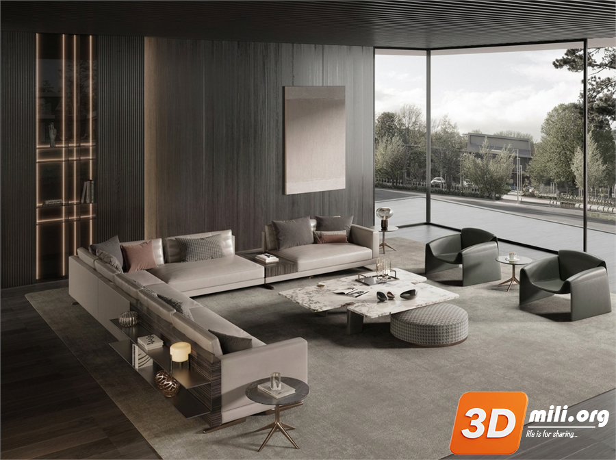Sofa Minotti Skp Files 